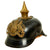 Original Imperial German WWI Bavarian M1896 Line Infantry Pickelhaube Spiked Helmet-Dated 1915 Original Items