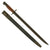 Original WWII Australian Unissued P1907 SMLE Bayonet dated 1944 with 1943 Dated Scabbard by Lithgow Armory Original Items