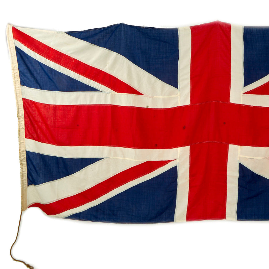 Original British WWII Large Union Jack Multi-Piece Wool Flag - 51” x 111 ½” Original Items