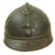 Original French WWI Issue Model 1915 Adrian Helmet in Horizon Blue with RF Badge Original Items