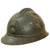 Original French WWI Issue Model 1915 Adrian Helmet in Horizon Blue with RF Badge Original Items