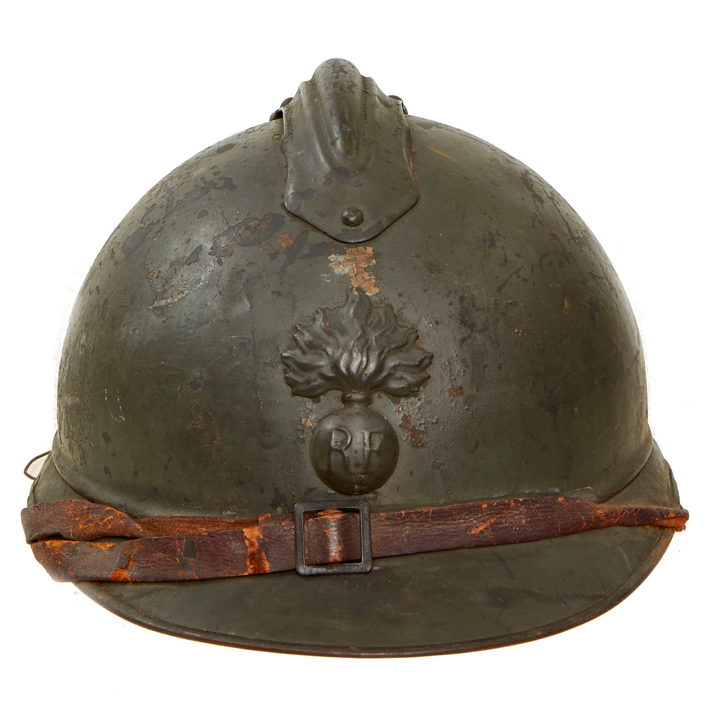 【正規品/激レア/USA製】ブラジル代表 91-93 ヴィンテージ Original French WWI Issue Model 1915 Adrian Helmet Shell in