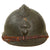 Original French WWI Issue Model 1915 Adrian Helmet Shell in Horizon Blue with RF Badge Original Items