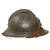 Original French WWI Issue Model 1915 Adrian Helmet Shell in Horizon Blue with RF Badge Original Items