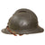 Original French WWI Issue Model 1915 Adrian Helmet Shell in Horizon Blue with RF Badge Original Items