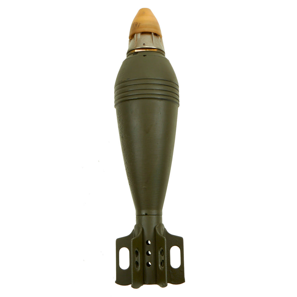 Original U.S. Cold War Era Inert 81mm HE M43 HE Mortar Round With Iner ...
