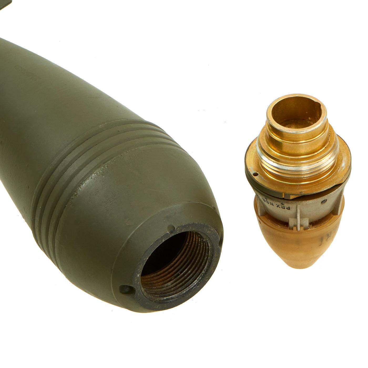 M43 Fuze Original U.S. Cold War Era Inert 81mm HE M43 HE Mortar Round With Iner ...