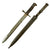 Original U.S. Pre-WWI M1892 Bayonet and Scabbard for Springfield Krag-Jørgensen Rifles - dated 1899 Original Items