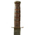Original U.S. WWII USN Mark 2 KA-BAR Blade Marked Fighting Knife with Leather Scabbard Original Items