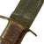 Original U.S. WWII USN Mark 2 KA-BAR Blade Marked Fighting Knife with Leather Scabbard Original Items