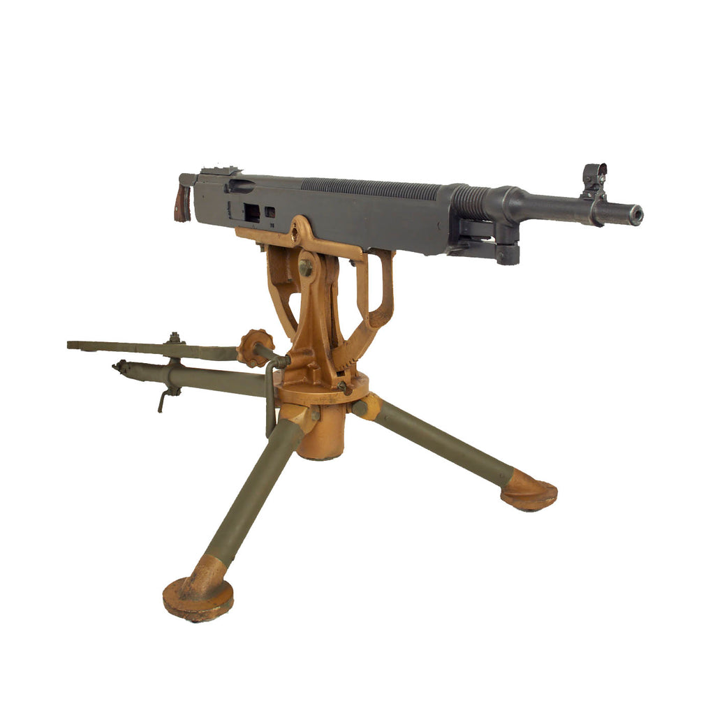 Original U.S. WWI Marlin Colt M1895/14 Potato Digger Display Gun with Tripod - Serial No. 2624 Original Items