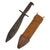 Original U.S. WWI Model 1917 Bolo Knife by Plumb St. Louis with Canvas Scabbard - Dated 1918 Original Items
