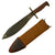 Original U.S. WWI Model 1910 Bolo Knife by Springfield Armory with Canvas Scabbard - dated 1917 - M1917 Converted Original Items