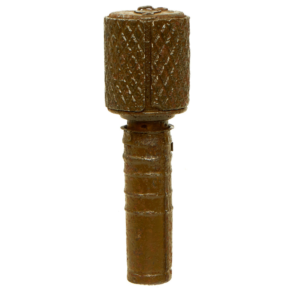 Original WWII Soviet RGD-33 Inert Stick Grenade with Fragmentation Sleeve Original Items