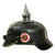 Original Imperial German WWI Captured Prussian EM/NCO M1915 Pickelhaube Spiked Helmet - Complete Original Items