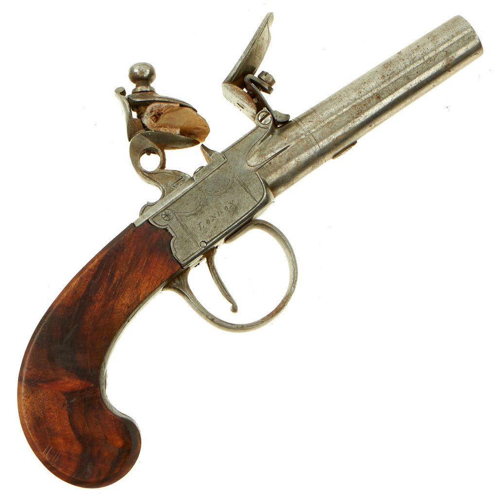 Original British Flintlock Pocket Pistol by Ketland & Co. of London with Screw Off Barrel - circa 1804 Original Items
