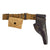 Original U.S. WWII US Navy Shore Patrol M1917 Revolver Rig: Black Holster, M1936 Pistol Belt with Rare Navy Depot Made First Aid Pouch Original Items