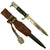 Original German WWII 98k Rifle Short Dress Bayonet by ALCOSO with RBN Marked Frog and Portepee Original Items