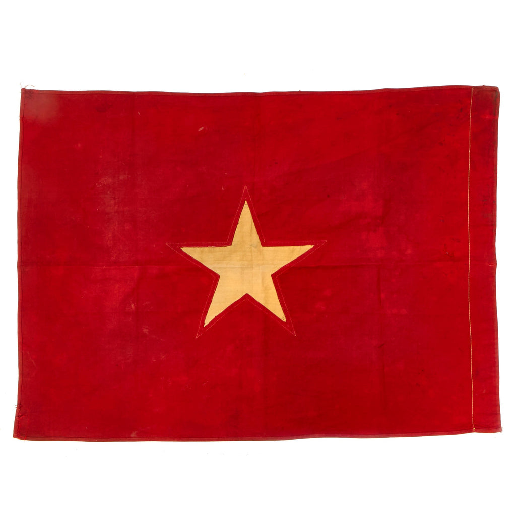 Original U.S. Vietnam War Bringback North Vietnamese People’s Army Flag - 22” x 30” Original Items