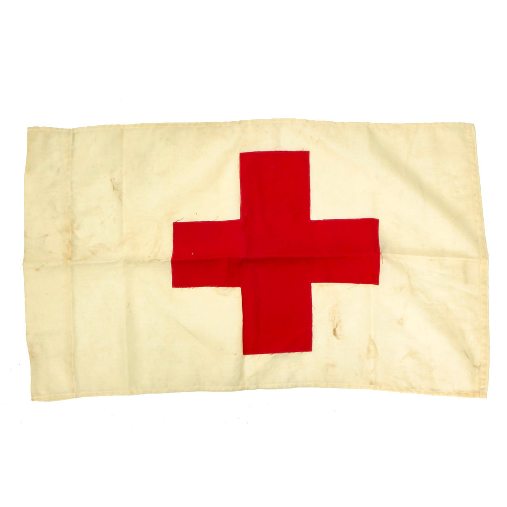 Original U.S. Vietnam War American Red Cross Flag by the Valley Forge Flag Company dated 1968 - 27” x 18” Original Items