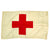 Original U.S. Vietnam War American Red Cross Flag by the Valley Forge Flag Company dated 1968 - 27” x 18” Original Items