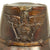 Original German WWI Imperial German Guards Bronze Shako Desk Ornament With Marble Base Original Items