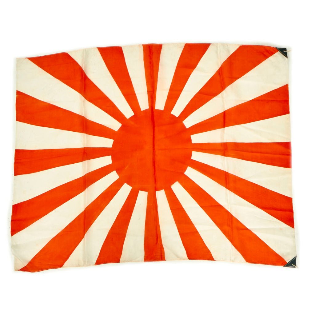 Original Japan WWII Imperial Japanese Army Rising Sun Silk War Flag - 29” x 36 ½” Original Items