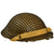 Original Canadian WWII Brodie MkII Steel Helmet by Canadian Motor Lamp Company Complete with Helmet Net - Dated 1942 - Large Size Original Items