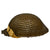 Original Canadian WWII Brodie MkII Steel Helmet by Canadian Motor Lamp Company Complete with Helmet Net - Dated 1942 - Large Size Original Items