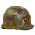 Original U.S. Vietnam War M1 Helmet and Liner With Replicated ARVN Ranger Markings and Camouflage Original Items
