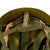 Original U.S. Vietnam War M1 Helmet and Liner With Replicated ARVN Ranger Markings and Camouflage Original Items