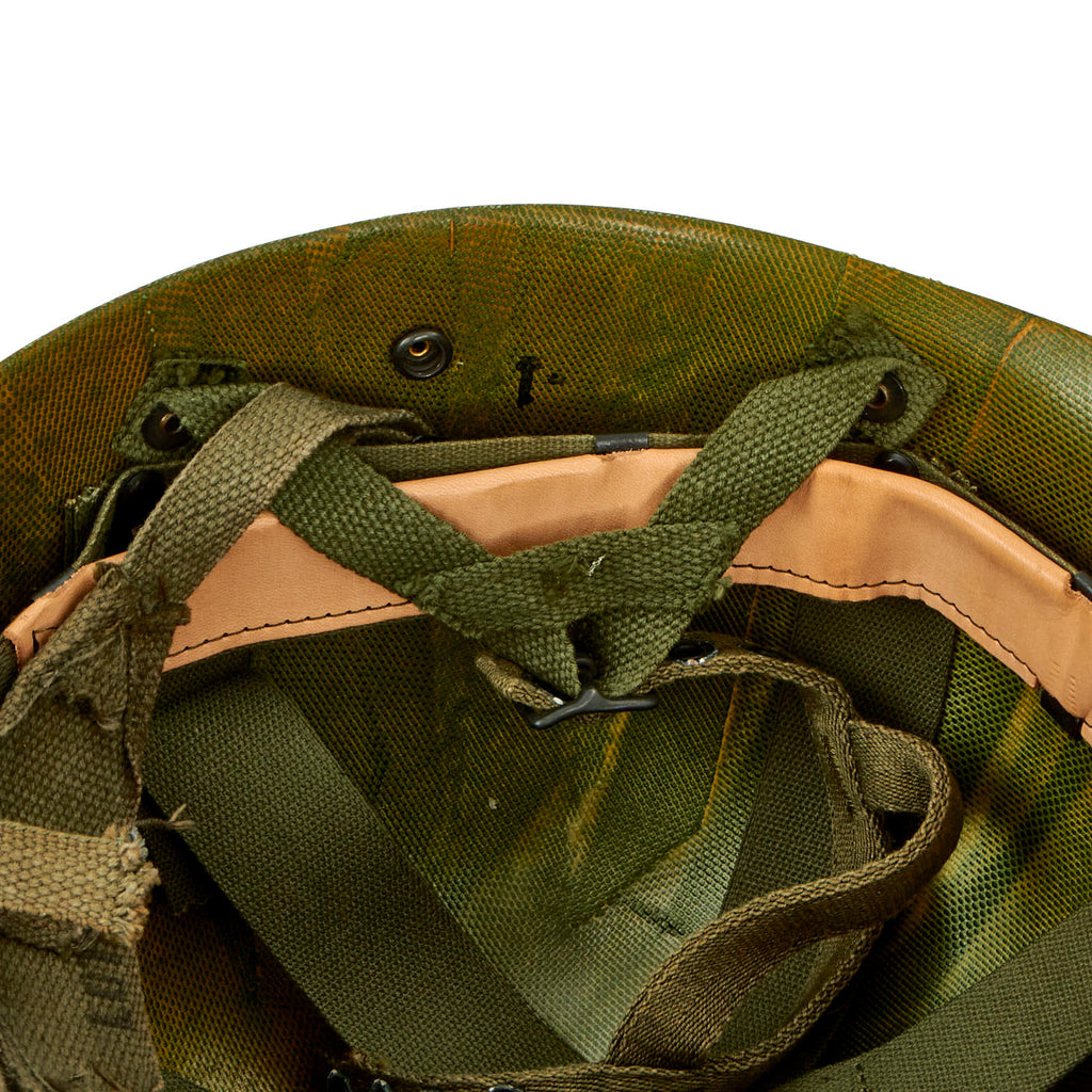 Original U.S. Vietnam War M1 Helmet and Liner With Replicated ARVN Ran ...