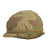 RARE Original U.S. ca.1950s 10th Special Forces M1 Helmet with German Splinter Camouflage Cover Original Items