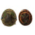 RARE Original U.S. ca.1950s 10th Special Forces M1 Helmet with German Splinter Camouflage Cover Original Items