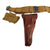 Original U.S. WWII Officer M1936 Pistol Belt, M1911 Holster by Rare Maker, WWI Magazine Pouch & First Aid Pouch WITH Box & Bandage Original Items