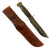 Original U.S. WWII RH PAL 36 MkII-Style Fighting Knife with Leather Belt Scabbard Original Items
