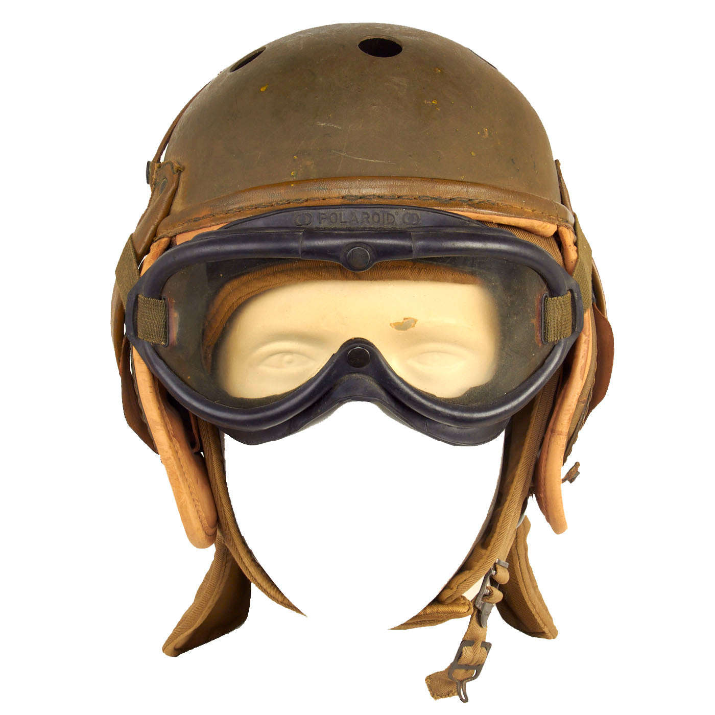 Original U.S. WWII M38 Tanker Helmet by Rawlings With Type R-14 Earpho –  International Military Antiques