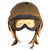 Original U.S. WWII M38 Tanker Helmet by Rawlings With Type R-14 Earphones, M1942 Winter Combat Helmet and M1944 Polaroid Goggles Original Items