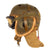 Original U.S. WWII M38 Tanker Helmet by Rawlings With Type R-14 Earphones, M1942 Winter Combat Helmet and M1944 Polaroid Goggles Original Items