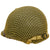 Original U.S. WWII McCord Front Seam Swivel Bale M1 Helmet with Net and Seaman Paper Co Liner - Complete Original Items