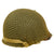 Original U.S. WWII McCord Front Seam Swivel Bale M1 Helmet with Net and Seaman Paper Co Liner - Complete Original Items