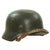 Original German WWII M40 Single Decal Luftwaffe Helmet Complete with 59cm Liner & Chinstrap - ET66 Original Items