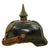 Original Imperial German WWI Prussian EM/NCO Infantry M1915 Pickelhaube Spiked Helmet Original Items