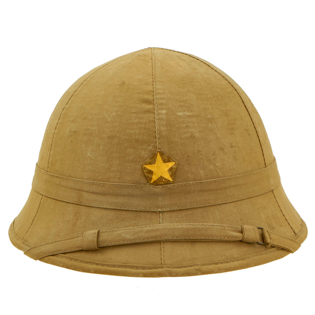 Original Imperial Japanese Army WWII Type 98 Sun Pith Helmet - dated 1943 Original Items