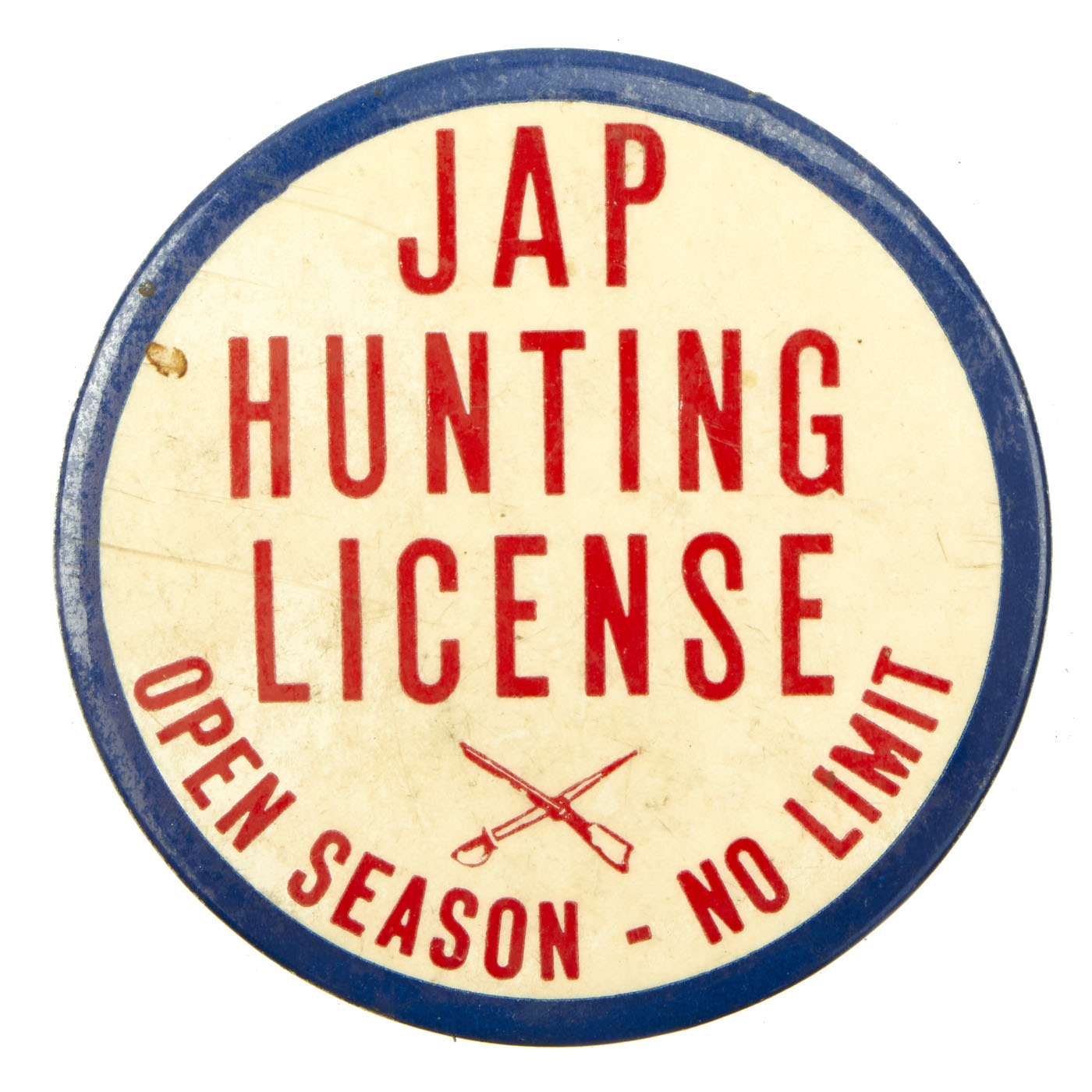 Original U.S. WWII Homefront Defense Stamp “Slap-A-Jap” Club Card