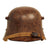 Original WWI Austro-Hungarian M17 Steel Helmet with Partial Liner & Chinstrap - Marked AW64 Original Items