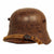 Original WWI Austro-Hungarian M17 Steel Helmet with Partial Liner & Chinstrap - Marked AW64 Original Items