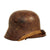 Original WWI Austro-Hungarian M17 Steel Helmet with Partial Liner & Chinstrap - Marked AW64 Original Items