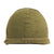 Original U.S. WWII Vietnam War M1-C Paratrooper Helmet with 101st Airborne Marked Olive Drab Cover - 1967 Original Items
