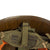 Original U.S. WWII Vietnam War M1-C Paratrooper Helmet with 101st Airborne Marked Olive Drab Cover - 1967 Original Items